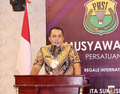 Wali Kota Medan Buka Muskot PBSI Medan